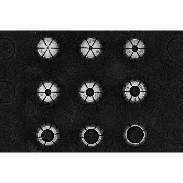 Set Collets ER11 1 à 7 Mm - Porte-outil CNC Acier à Ressort 65Mn Pour Fraiseuse Et Graveur