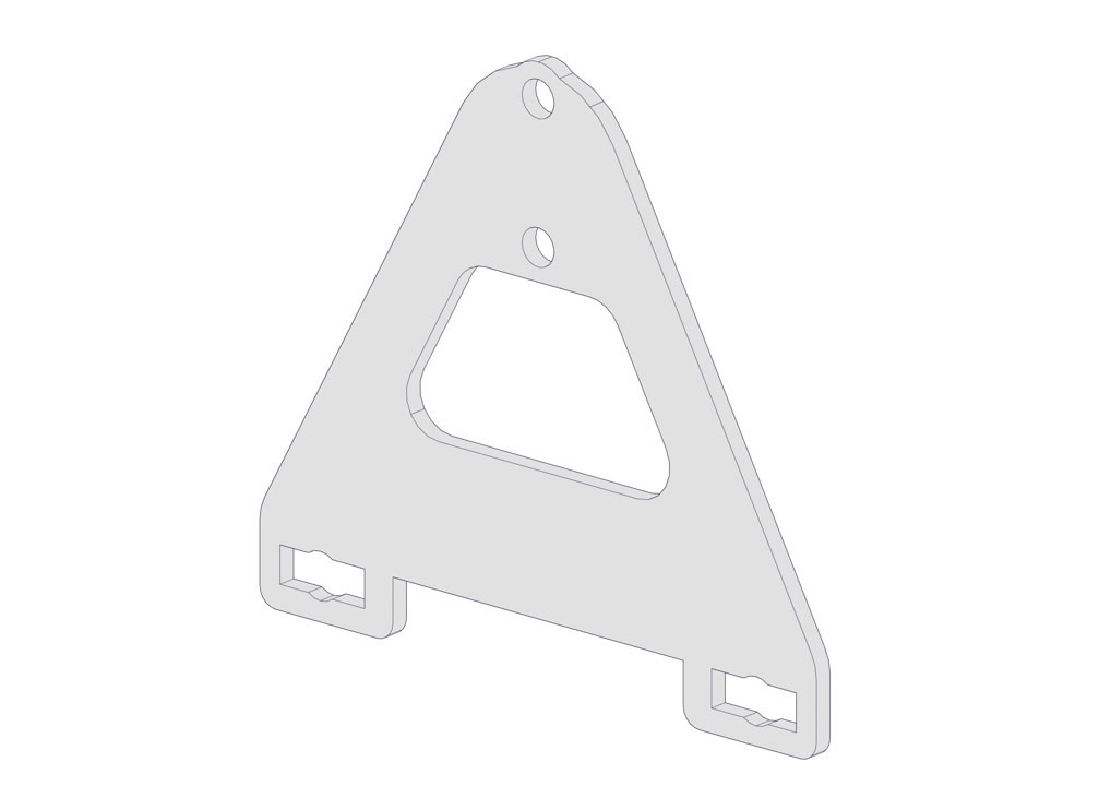 Mutterhalteblech X-Achse D3