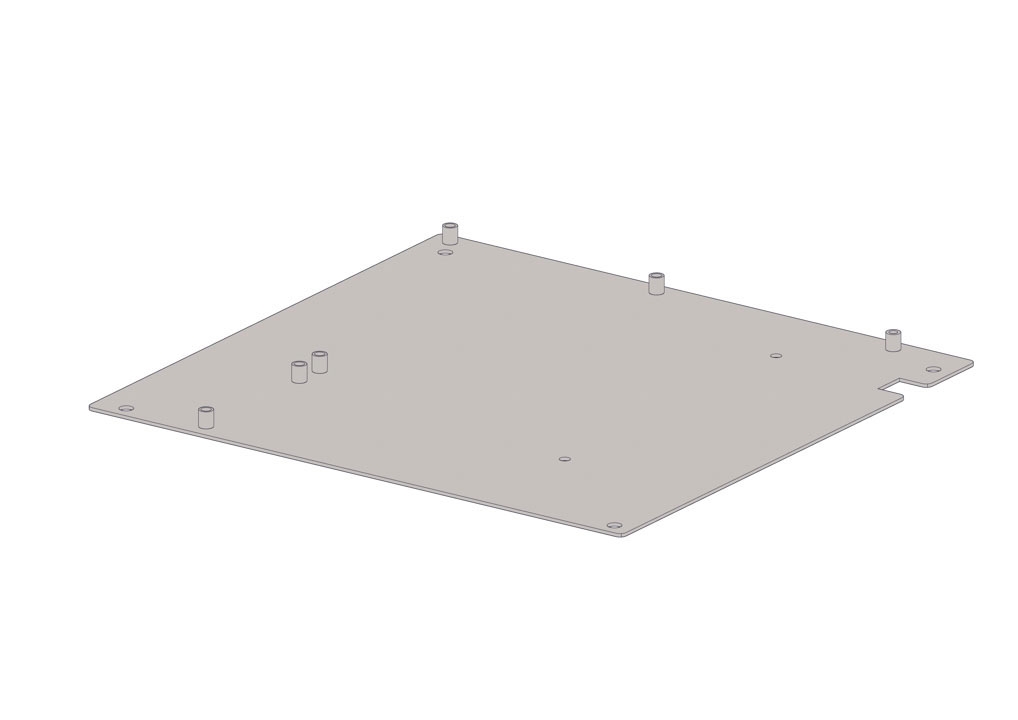 Circuit Board Retaining Plate D3