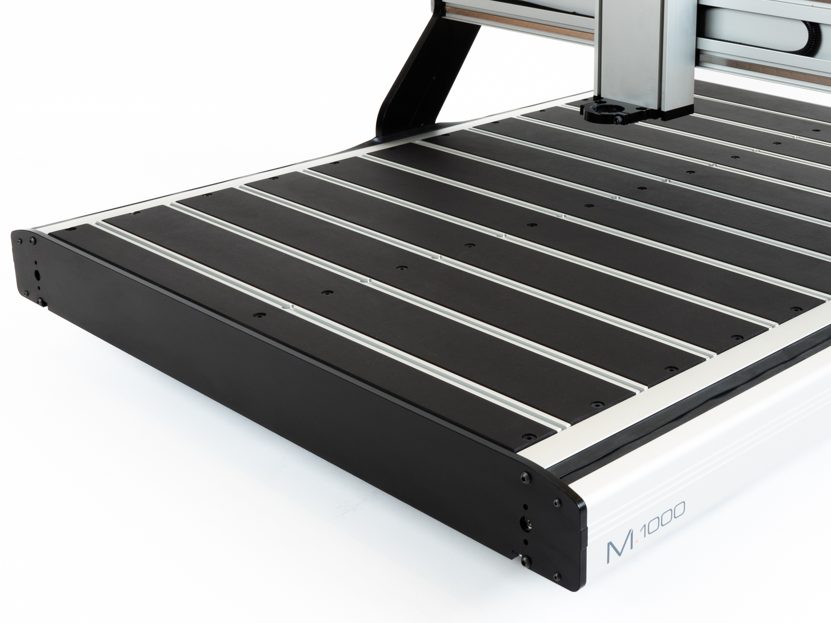 MDF machine table Black Edition with aluminum T-slots M.1000