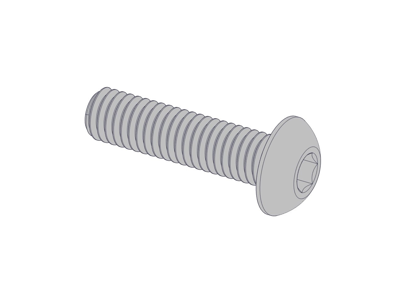 Button Head Cap Screw M3x12mm