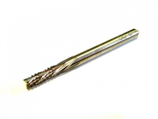 End Mill Spiral Toothed (downcut spiral) 2 mm