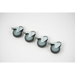 Swivel Castor Set for M-Series Machine Stand M.500 - M.1000